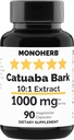OHERB Catuaba Bark לחלץ 1000 מ"ג - 90 קפסולות צמחוניות