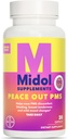 MIDOL משלים את Peace Out PMS, PMS תמיכה תוסף, פורמולה עם Chasteberry כדי לעזור Ease חזה Tenderness & Mild Mood שינויים, גם עם אבקת ג'ינג'ר ואלריאן לחלץ, 30 הרוזן הרוזן