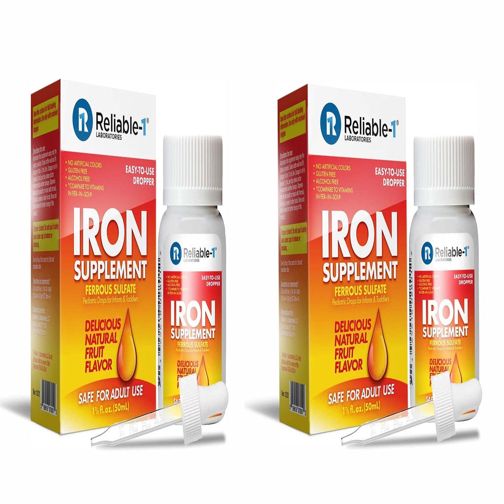 Exous SULFATE/Pediatric Drops for Babys & Toddler Iron Supplement