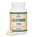 L Glutamine קפסולות - (1000mg לשרתs, 120 קפסולות) Non-GMO, Gluten Free, Keto Safe, Vegan Friendly, Third Party Tested (for Endurance and Gut Health) על ידי Double Wood