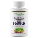 Paradise Herbs, כדור הארץ כדור הארץ בל B-Complex, Methylated, Enzymatically Active Forms של ויטמין B + Superfoods, תומך אנרגיה ותחמושת, 60 קפסולות