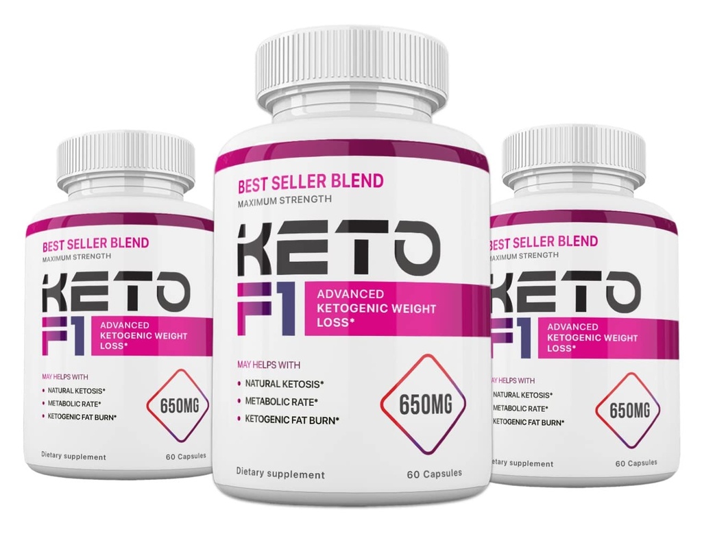 (3 Pack) Keto F1 בלגן פורמולה, 180 קפסולות, 3 חודשים אספקה