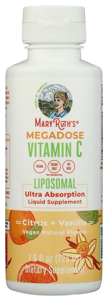 Mary Ruth's Megadose Liposomal ויטמין C, 7.6 Fz