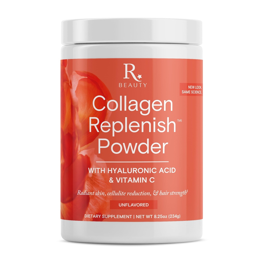 צמחיית שימור היופי קולג'ן רוקנוש - No-Taste Collagen for Radiant Skin & Hair growth growth growth growth growth growth growth growth - Mixes Easily in Liquid or Smoothie - 8.25 oz