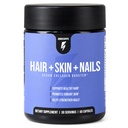 InnoSupps שיער + Skin + Nails תוסף | טבעוני קולג'ן Booster | Biotin, B12, Horsetail Herb אבקת | Stimulate Hair growth growth growth, Revitalize Skin, Poweren Nails | 60 קפסולות