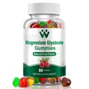 Magnesium Glycinate Gummies 400 Mg, מגנזיום ללא סוכר לילדים ומבוגרים עם L-Threonate, Calcium & ויטמינים B6+D3, הרוזן Magnesium Glycinate Gummy מעורבים פירות פלברייטרים מעורבים