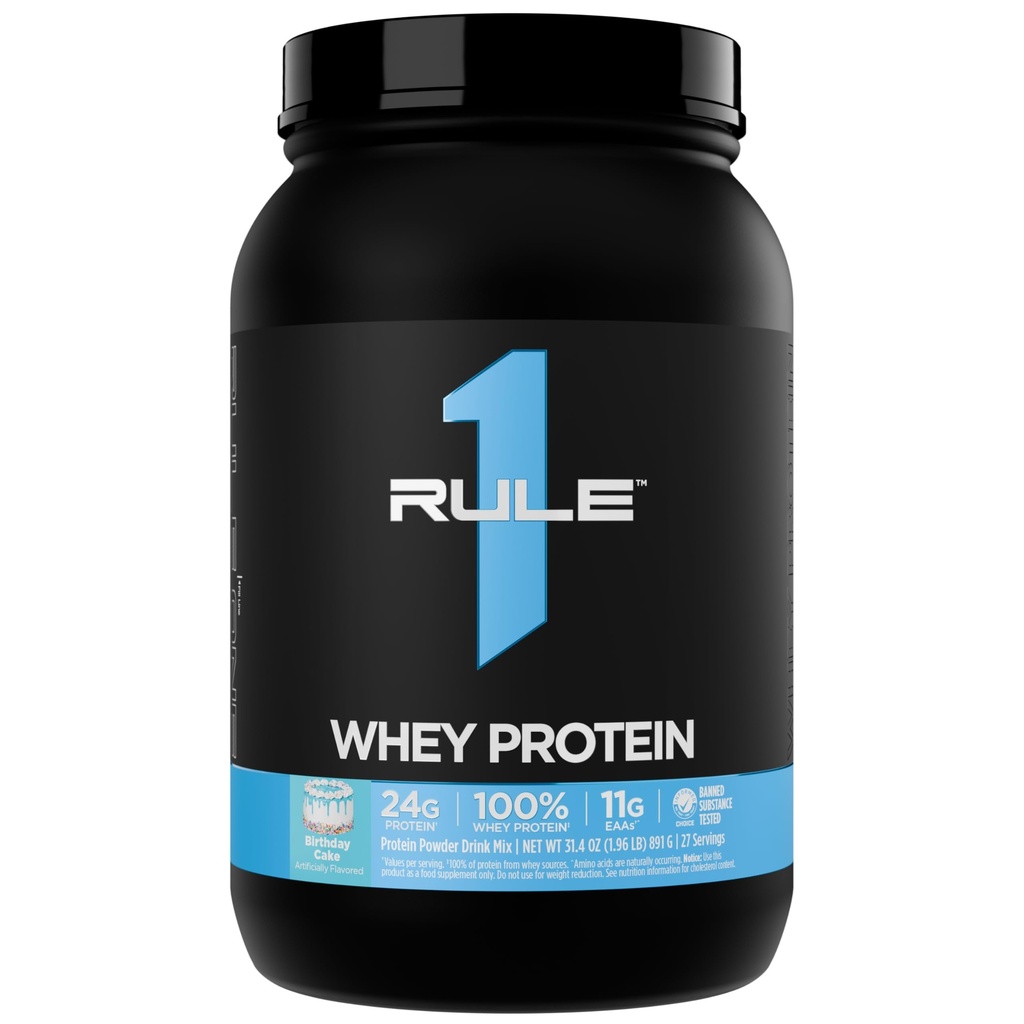 כלל 1 חלבון Whey - 24g Fast-Acting חלבון ממקורות All-Whey עם באופן טבעי Occurring EAAs & BCAAs for Workout Recovery or Anytime Use (2 פאונד)