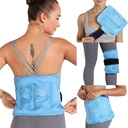 REVIX Gel Ice Pack עבור Back Discomfort הקלה, Soft Plush Lining Ice Wrap for Lower Back, Shoulder, Hip, Arm, Knee, Knee, Cold Compress Therapy, 16 × 9 ".