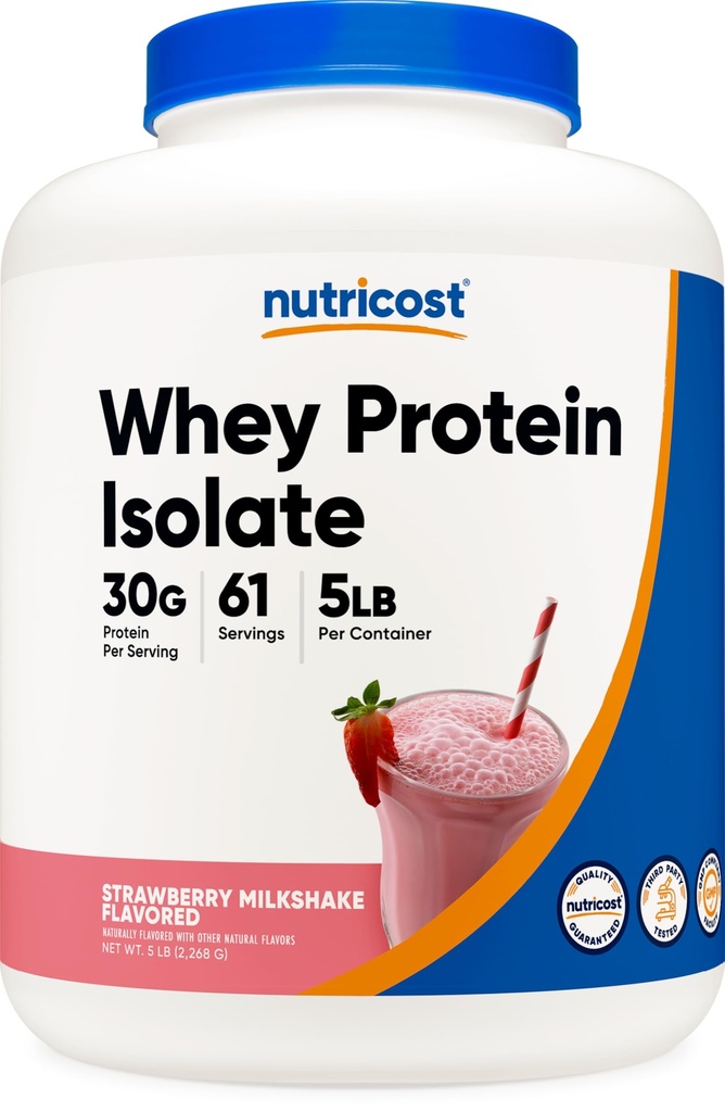 חלבון צמחי (Strawberry Milkshake) 5LBS