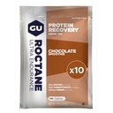 אנרגיה ירוקה רוקטהאן Ultra Endurance חלבונים Recovery Drink Mix, Gluten-Free and Kosher Milk, Recovery Support After Any Workout, 10 Single-משרתת Packets, שוקולד Smoothie
