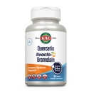 KAL Quercetin Reacta-C Bromelain Immune Support Supplement, 24 Hour Immune Defense with Bioflavonoids, ויטמין C 1000 מ"ג ו- Quercetin 500 מ"ג, טבעוני, Gluten Free, 60-Day Promise, 30 הגשה, 60 טבליות