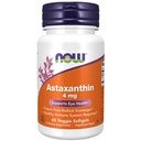 עכשיו תוספי מזון, Astaxanthin 4 מ"ג, תכונות Zanthin®, תמיכה בריאות העין *, 60 Veg Softgels