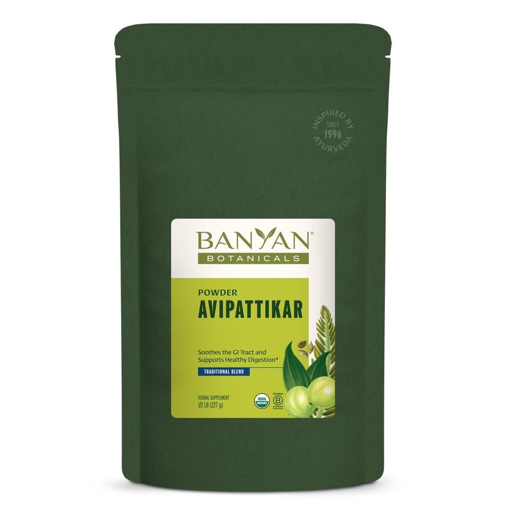 אבקת Banian הבוטנים Avipattikar - תוסף אורגני עם ג'ינג'ר, Cardamom & Vidanga ­­ - תומך ב- Stomach Acid Balance* - 1⁄2 lb. - Non-GMO Sustainably Sourced טבעוני טבעוני טבעוני טבעוני טבעוני טבעוני טבעוני טבעוני טבעוני