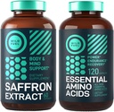 Essential Amino Acid תוסף ו- Pure Saffron לחלץ אנרגיה ו Mood Bundle