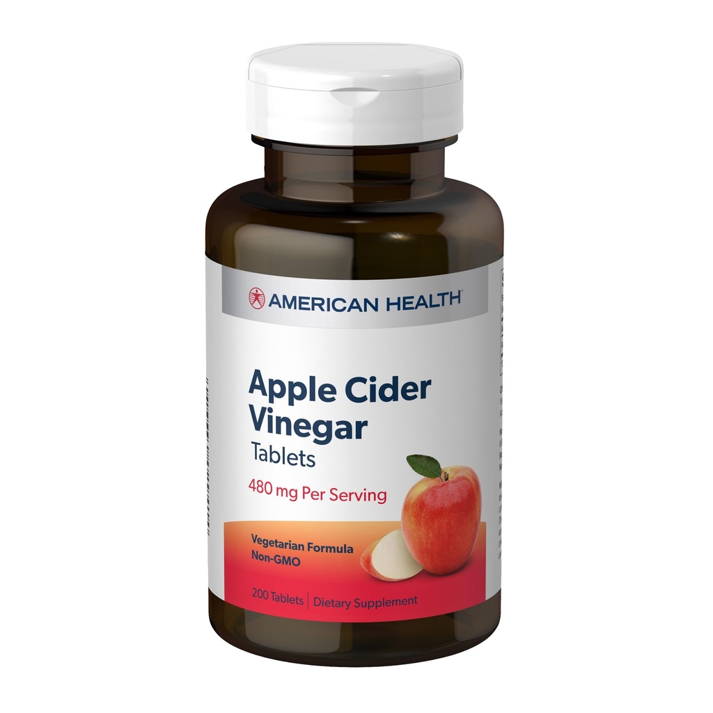 Apple Cider Vinegar American Health Products 200 טבליות