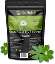 Go Nutra Goldenseal Root לחלץ אבקת זהב טהור 10:1 תמצית זהב 4oz. תגית: Golden Seal Root