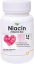 Nutraceuticals Niacin 14mg ויטמין B3 עם תוסף Inositol 50 מ"ג - 60 קפסולות Veg