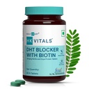 HK Vitals DHT בלוקר עם biotin, Sting Nettle ו חלבון SOYA, עוזר להפחית את השיער ליפול, Stimulates שיער צמיחה, 60 טבליות