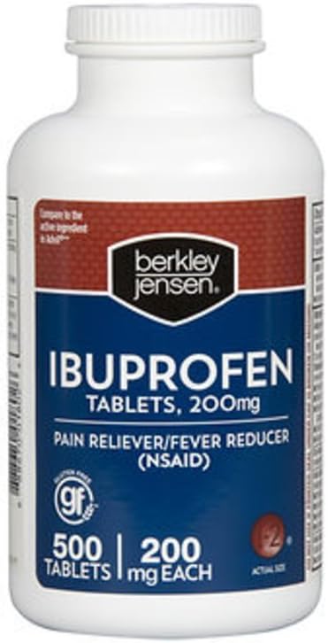 חברים מארק Berkley Jensen Ibuprofen Tablets, 500 ct., 200 מ"ג