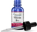 ויטמין B12 טיפות נוזל המיוצר בארה"ב - Cyanocobalamin טיפות 500% DV לשרת - 36 משרתים לכל Container - גדול עבור גברים, נשים, ילדים - תוספים טבעוניים - גם גודלי בולק זמינים