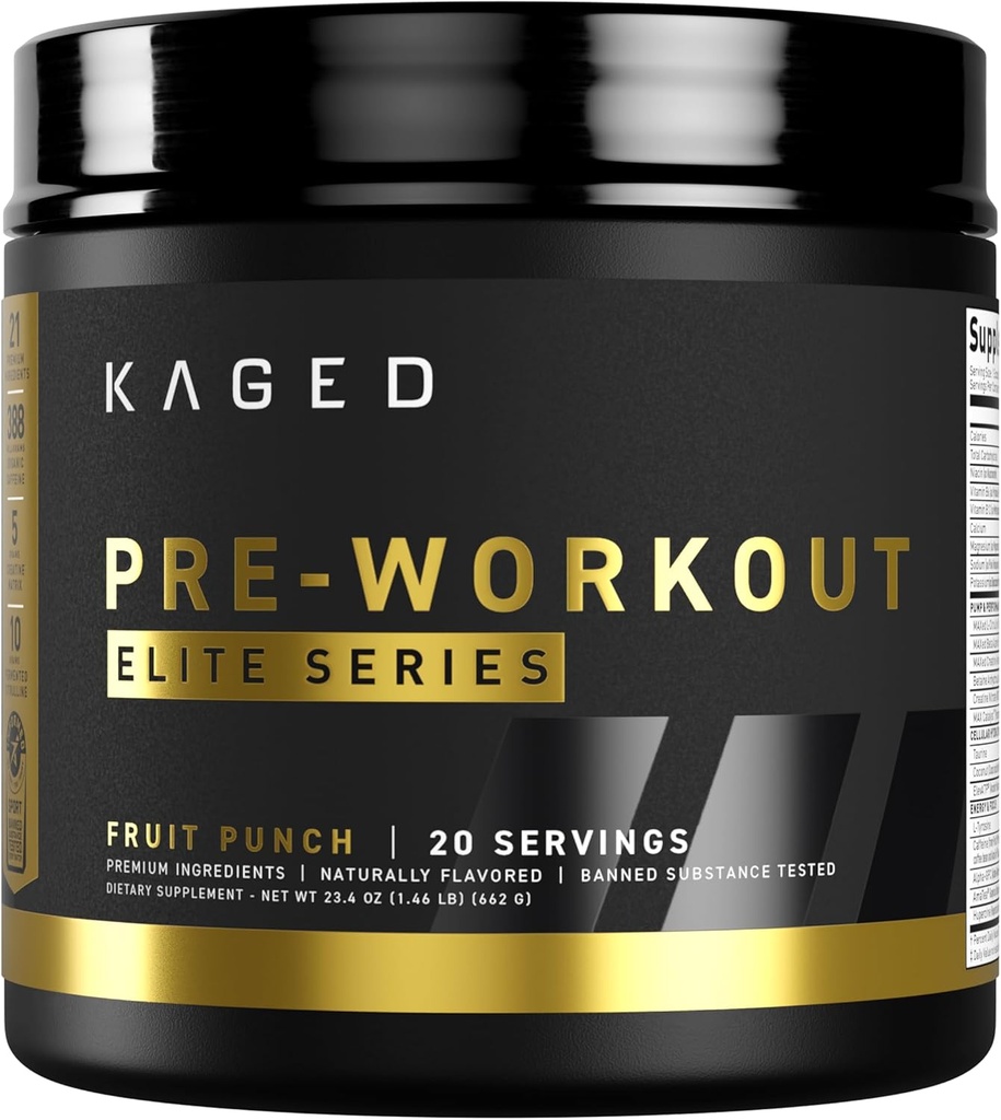 Kaged High Stimulant Pre Workout אבקה