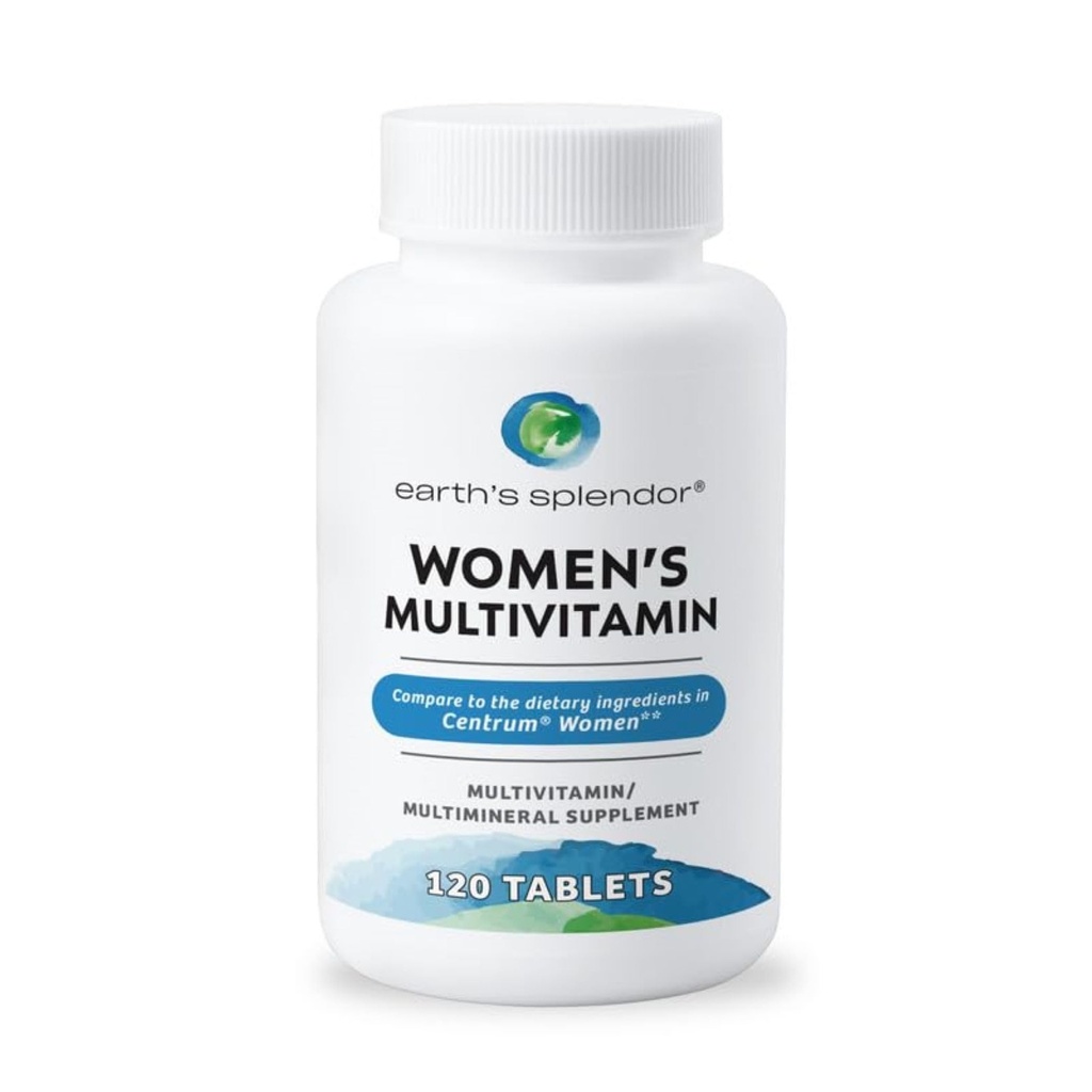 התמיכה של נשים Splendor Women's Multivitamin, כוללת תמיכה של בריאות, תוספי Multimineral, עוזר לתמוך Metabolism, ויטמין B12, ויטמין A, C, D, C, B6, Biotin (120 Immune Support Tablets)