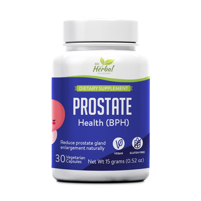 Prostate Health (BPH) - מפחית את Prostate Gland Enlargement באופן טבעי - מסייע להפחית את האוריונציה השכיחה - 100% צמחי וטבע