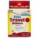 L' Giggles Kids Medicated Lollipops - Sweet Gentle Relief for Kids & Non-drowsy - for Car Sickness, Travel Nausea & Motion Diseaseness - Homeopathic Remedy Children's Love - Cherry Flavor 12 CT