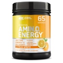 Optimum Nutrition New Flavor Amino Energy - Pre Workout with Green Tea, BCAA, Amino Acids, Keto Friendly, Green Coffee Extract, אבקת אנרגיה - Citrus Spritz, 65 משרתים (Packaging May Vary)