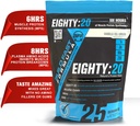 8y:20 אבקת חלבון אבקת Casein & Whey בלגן | חלבונים מהירים ואטמיים במשך 6 שעות שרירים סינתזה עבור גברים ונשים | Keto Friendly & Great Tasting (Vanilla Ice Cream)