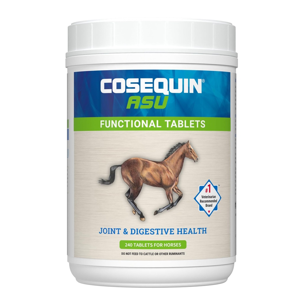 Nutramax Cosequin ASU Joint & Digestive Health Functional Tablet for Horses, 240 טבליות