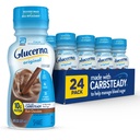 Glucerna Original Diabetes Care Shake, שוקולד עשיר, החלפה סוכרתית לתמיכה בניהול סוכר בדם, חלבון 10g, 180 קלוריות, מוכן לשתות, 8-fl-oz בקבוק, 24 Pack