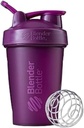 BellerBottle Classic Shaker Bottle Perfect for Protein Shakes and Pre Workout, 20Ounce, Plum