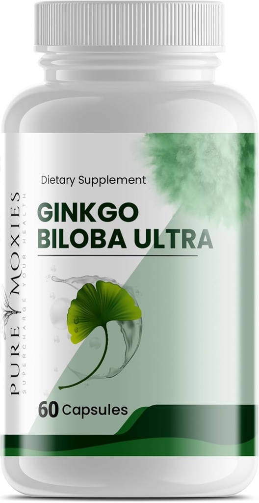 ג'ינקגו בילובה וג'ינסנג Brain Dietary תומכים בתפקוד המוח, זיכרון, התראה נפשית, כל טבעי, שיפור דם Circulation