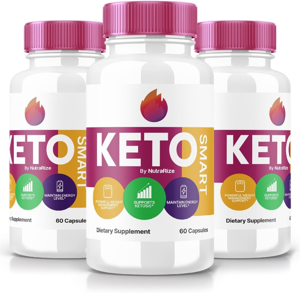 (3 Pack) Keto Smart כמוסות - Keto Smart Dietary תוסף עבור אובדן משקל מתקדם, גלולות כוח מקסימלי All-Natural עבור Targeting Belly Fat, KetoSmart Pastillas ביקורות (180 קפסולות)