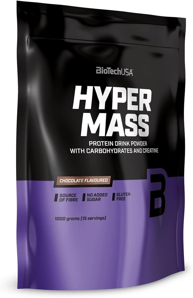 Biotechusa Hyper Mass 5000 Weight Gainer Mass 1000g - שוקולד