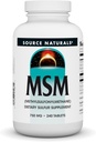 מקור טבעי MSM (methylsulfonylmethane), 750 מ"ג - 240 טבליות