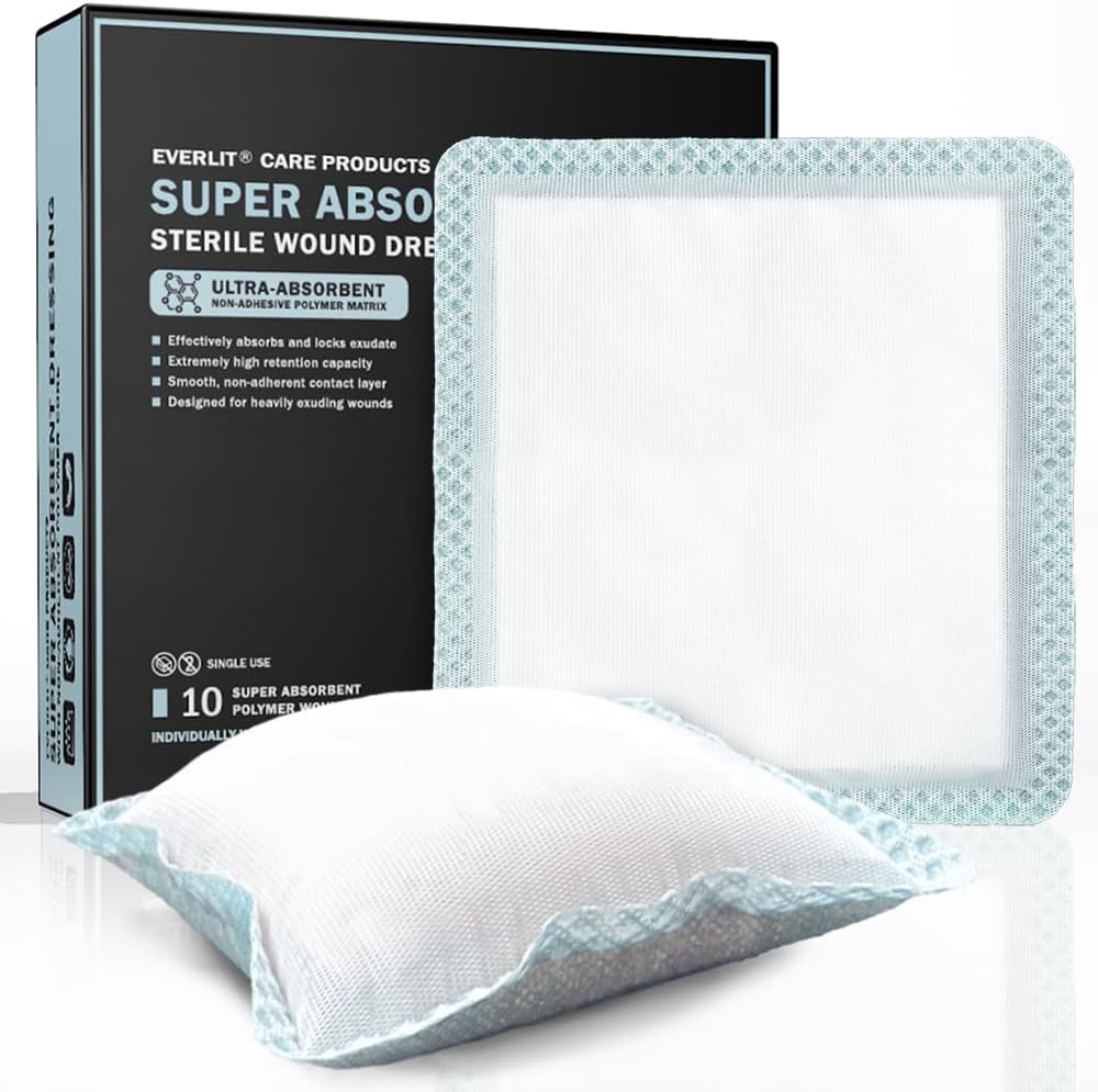 EVERLIT Super Absorbent Dressing for Wound Care