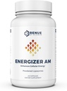 Renue by Science Energyzer AM | Liposomal Resveratrol Hesperidin & Green Tea Supplement | 60 קפסולות עם Trans Resveratrol (65mg) Hesperidin (150 מ"ג) ייצור תה ירוק (35 מ"ג) - Non-GMO | Made in USA