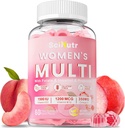 Methylated Multivitamin עבור נשים חניכיים עם Calcium, Magnesium, Zinc, ויטמין A, C, D3, E, K2, B Complex, Folate, Biotin - Multi ויטמינים ומינרלים עבור אנרגיה, Immune תמיכה, וחיזוק העצם העצם,