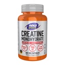 Now Foods Sports Nutrition, Creatine Monohydrate 750 מ"ג, Mass Building */Energy הפקה*, 120 קפסולות Veg