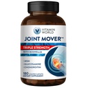 ויטמין World Triple Power Joint Mover, Glucosamine Chondroitin עם תוסף תמיכה משותף MSM, Collagen & Boswellia Serrata לחלץ, תמיכה כוח משותף, נוחות וגמישות, 180 Caplets