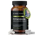 Mt. Angel ויטמינים - תוספי Potassium, 99 MG Potassium Citrate Complex, 60 קפסולות