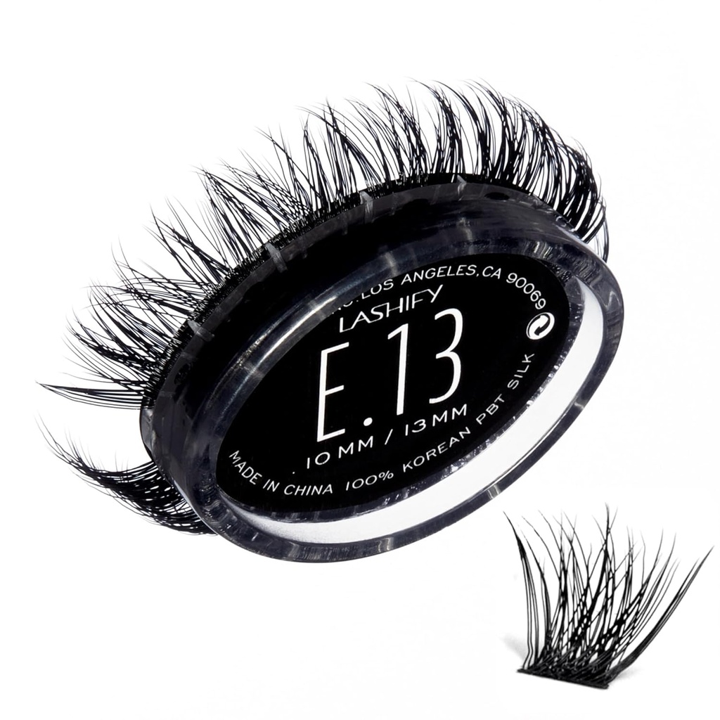 Lashify Extreme 13mm Gossamer Eyelashs Refill, Black, Easy False Lashes to Add Tremendous Volume