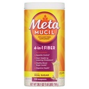 Metamucil, Psyllium Husk אבקת, Unflavored Original Texture, עם סוכר, 114 משרתות, 4in-1 סיבים תוספת, Daily Psyllium Husk סיבים אבקת עזרה תמיכה בריאות על ידי קידום סדירות *