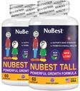 Nu Best Tall | תמיכה בעצמות העצם, בריאות העצם, שיפור Immune ו- Whole Body Wellness עם Calcium, Collagen, and Herbs for Ages 5+ & Teens