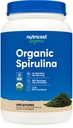 אבקת Spirulina צמחית צמחית רעילה 2 LB - Pure, מוסמך, אורגני Spirulina