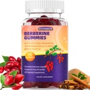 Bberine Gummies עם Berberine HCL, Ceylon Cinnamon, Magnesium Glycinate Immune System Support for Men and Women 60Gummies
