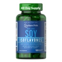 הגאווה של Puritan Non-GMO Soy Isoflavones 750 מ"ג, תוספת תזונתית עם Active Daidzein, Genistein, ו Glycitein תומך Menopause ופלאשים חמים, 120 קפסולות שחרור מהיר