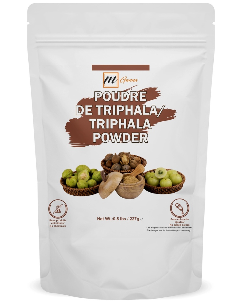 100% אבקת Triphala טבעי עבור עור ובריאות טיפול 227 GMS / 0.5 LBS